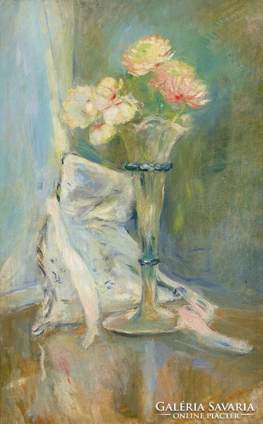 Berthe Morisot - Kökörcsin - vászon reprint vakrámán