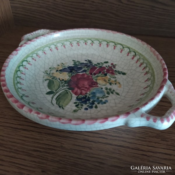 Unique gmundner cracked glazed bowl bowl with bowl