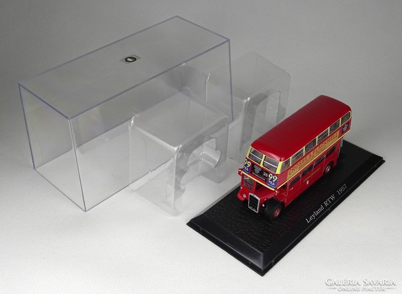 1J212 leyland rtw 1957 bus model in gift box