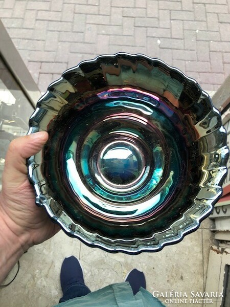 Eosin glazed glass vase, 20 cm high, flawless piece.