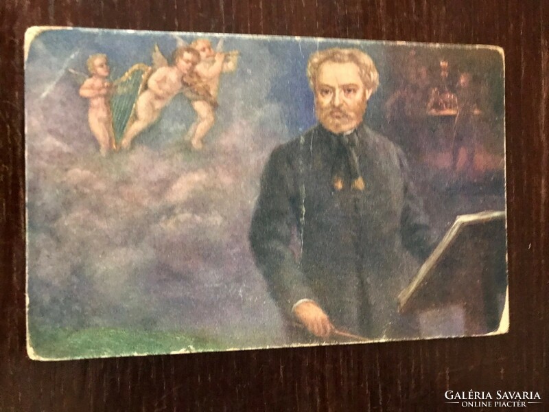 Magyar Klasszikusok Erkel Ferenc 1810-1893 Színes kélpeslap.