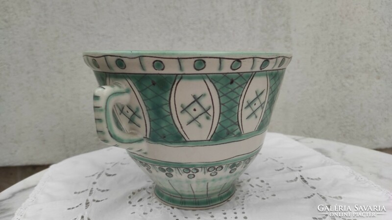 Special offer art deco, cucumber pot vase, retro style special piece.Large size!