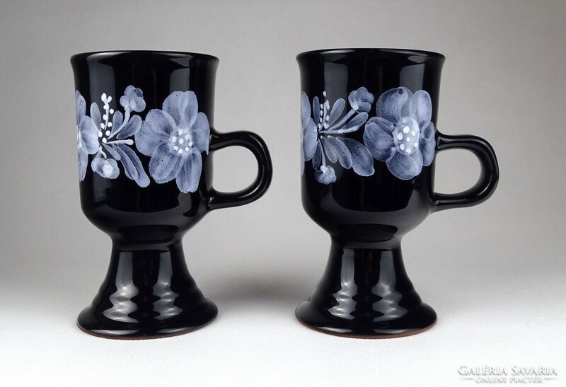 1J062 pair of old town cup ceramic cups 14 cm