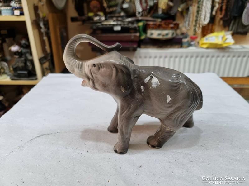 Old German porcelain elephant