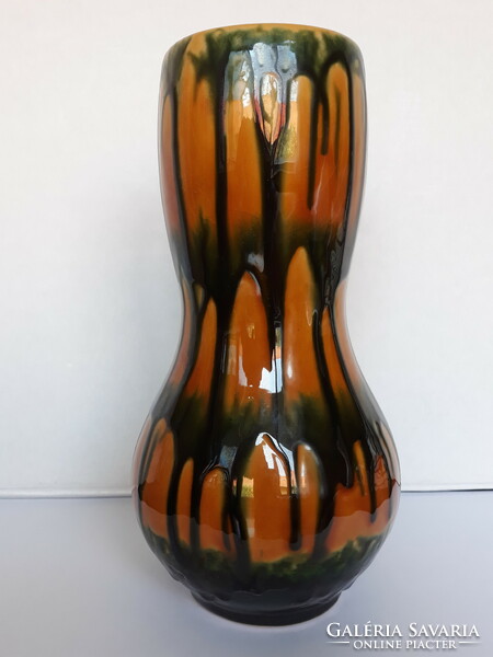 Retro pond head ceramic vase with rare flow pattern