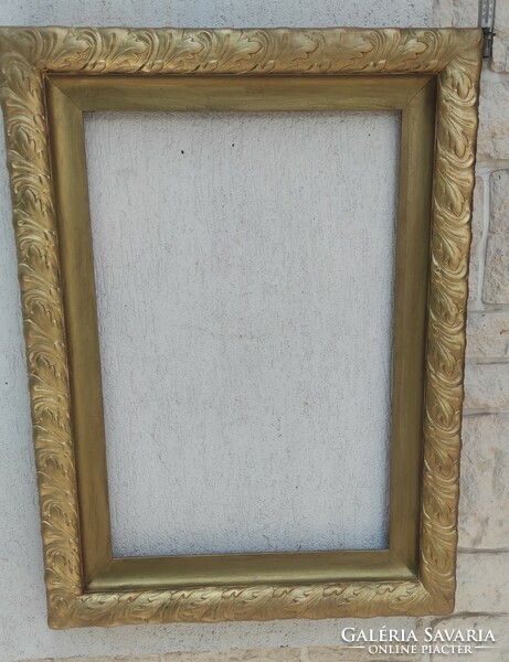 Antique thick wide, painting frame mirror picture frame, at least 100 years old