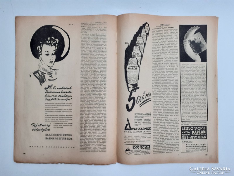 Régi újság 1943 Új Idők