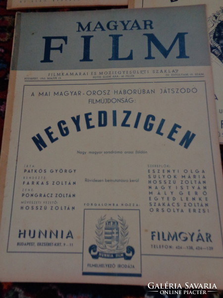 1942 MAGYAR FILM SZAKLAP 10 szám