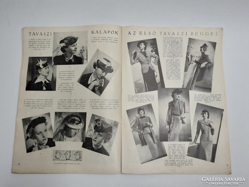 Old newspaper Spring 1937 is the fashion magazine of the new times