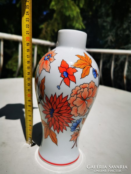 Hollóházi flower vase, drop sc. 22 Cm