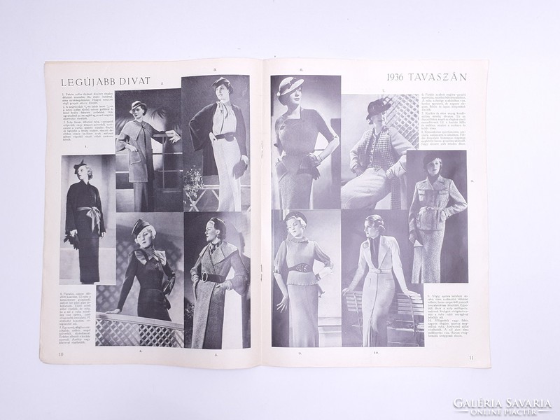 Old newspaper Spring 1936 is the fashion magazine of the new times