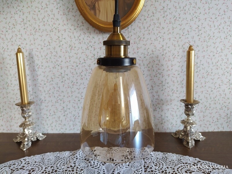 Edison/loft stílusú mennyezeti lámpa