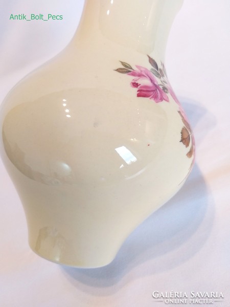 Zsolnay 17cm. Pink rose vase