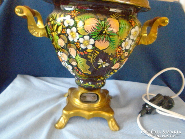 Rare and unique hand-painted samovar