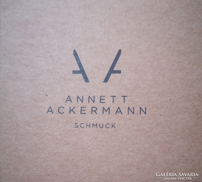 ANNETT ACKERMANN Designer bizsu szett nyakék +fülbevaló