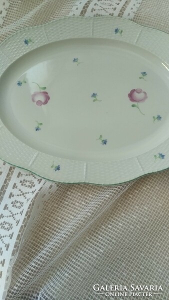 Viennese rose plate marked Tertia 37 cm