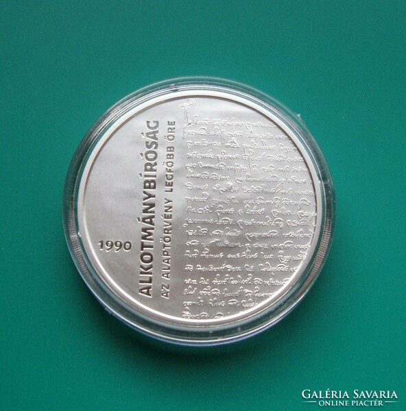 2020 - 30 years of the Constitutional Court - HUF 10,000 pp - commemorative coin - in capsule + mnb certi