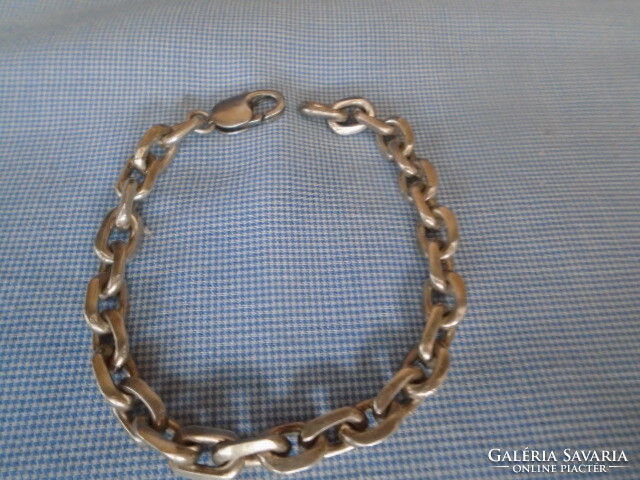 Modernist silver bracelet 100% goldsmith work serious weight 37 grams thick and solid