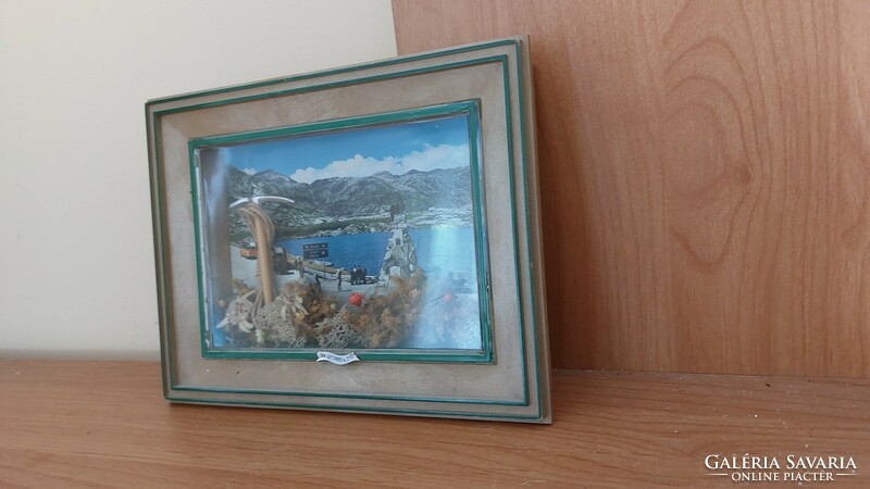 (K) Retro souvenir falikép San Gottardo 19x16 cm