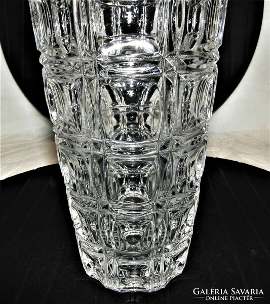 Gyönyörű Cseh Üveg Váza