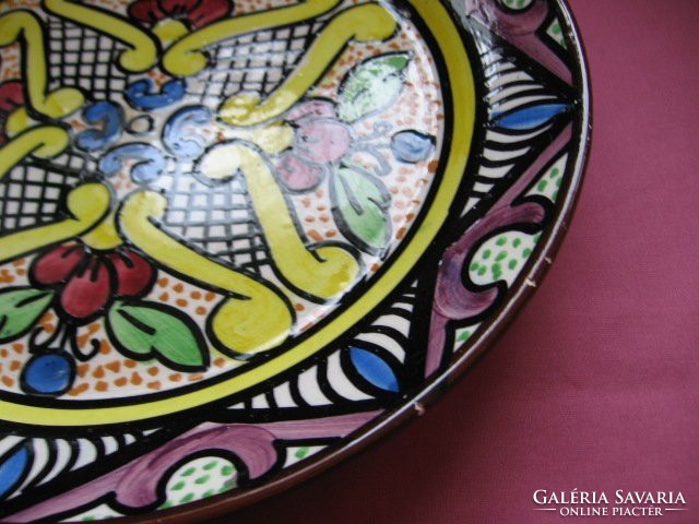 Saljo-crespo vintage spanish handcrafted wall plate