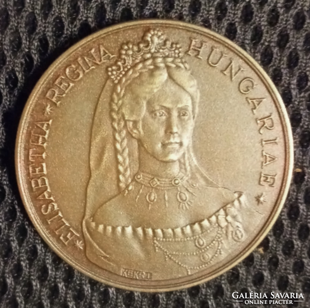 Sissy ﻿Erzsébet magyar királyné Csodás gyűjtői jubileumi jelzett emlékérem ritkaság  eladó
