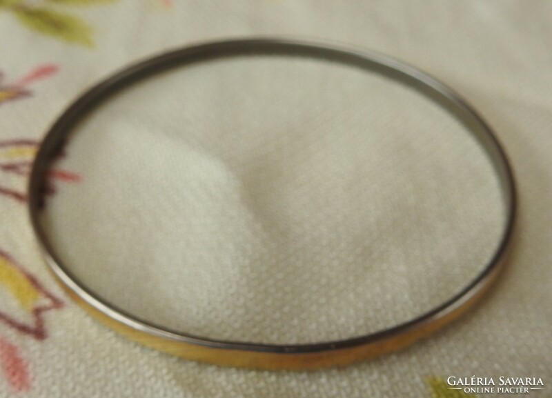 Bracelet with markings - maybe gilded silver?