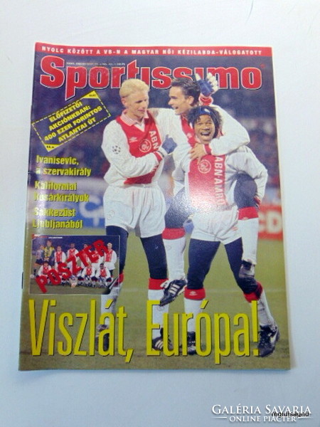 1995 december 13  /  Sportissimo  /  Szülinapra eredeti újság :-) Ssz.:  20413