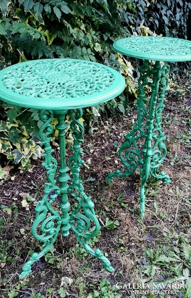 Cast iron table (in pairs)