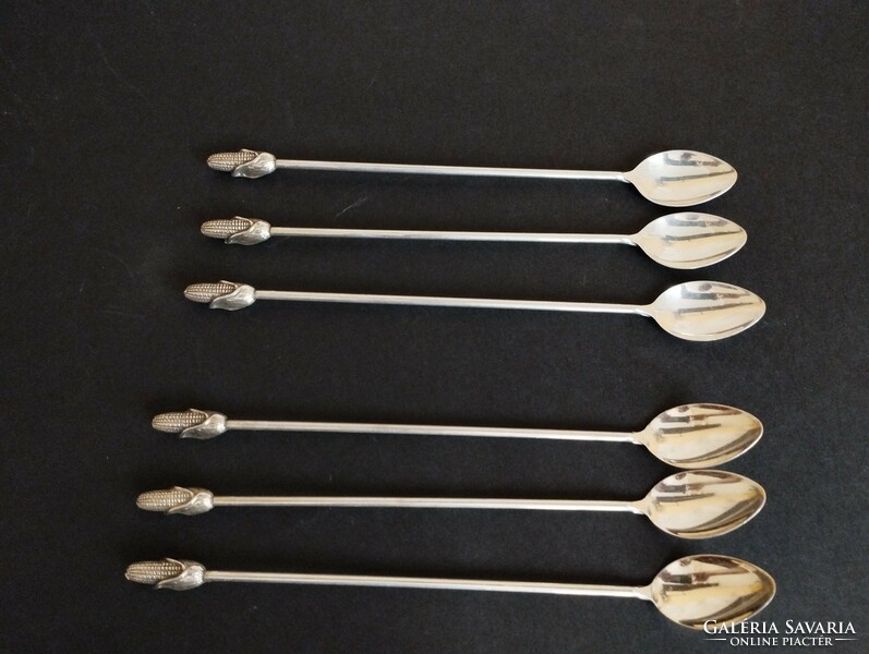 Silver-plated small spoons