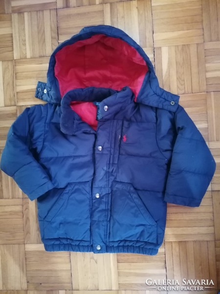 Ralph lauren little boy winter coat size 5 / with a small flaw /
