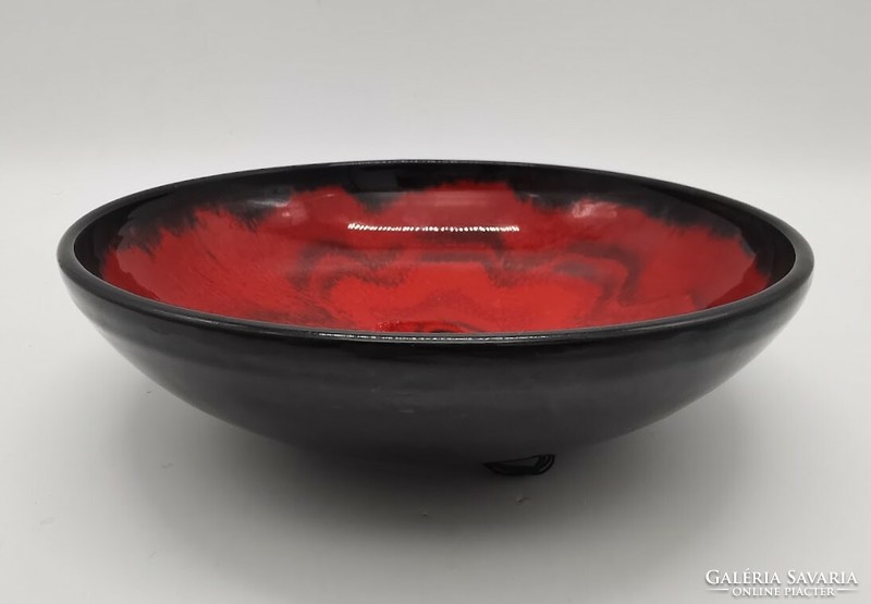 Retro Karsay tányér, tál, falitányér, 22 cm, jelzett