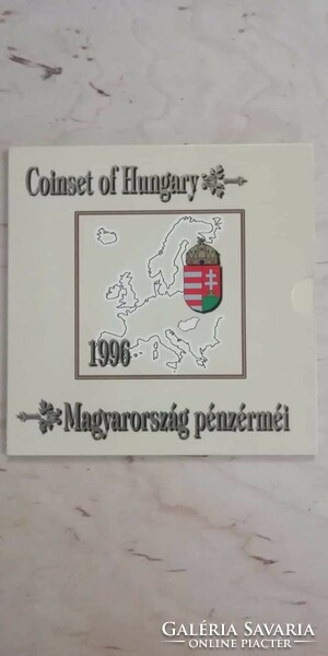 Magyarország pénzérméi 1996  PP  dísztokban  Ritka !! Forgalmi sor