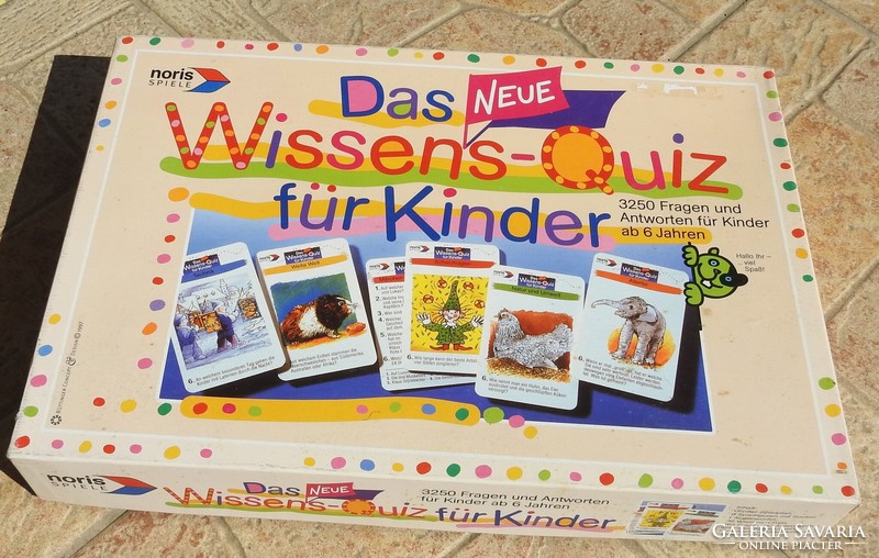 Das neue Wissensquiz für Kinder - német nyelvű kvíz játék