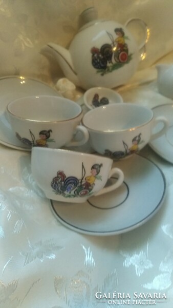 Baby porcelain cup rooster
