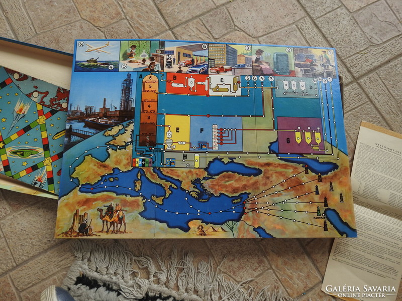 Weltmacht oel - old board game 1972 game