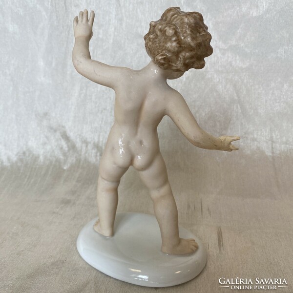 Antique porcelain figurine, damaged!