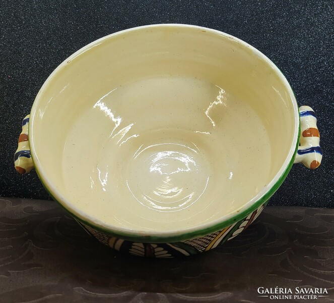 Corundum ceramic soup bowl