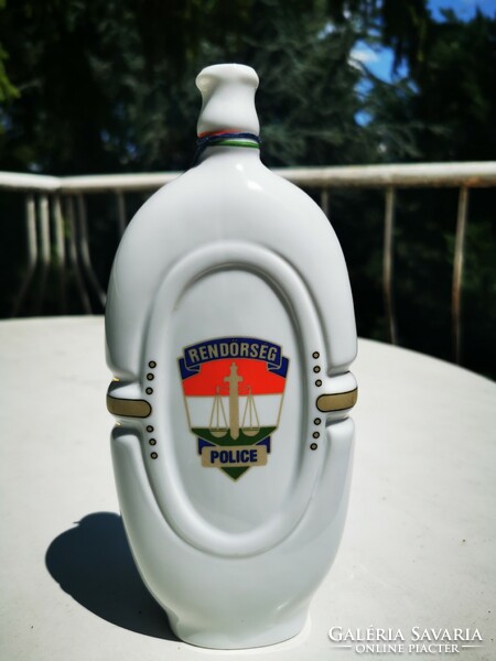 Hollóház light bulb bottle, police,