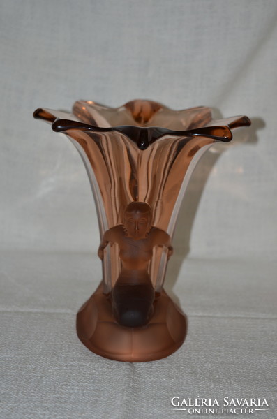 Art Nouveau female vase in a rare color ( dbz 0030 )