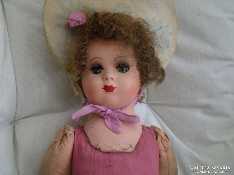 Antique paper paste doll