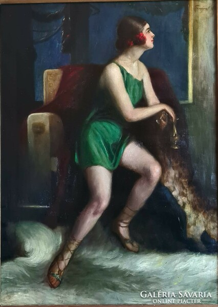 Tamássy Miklós (1881 - 1951) : Táncosnő