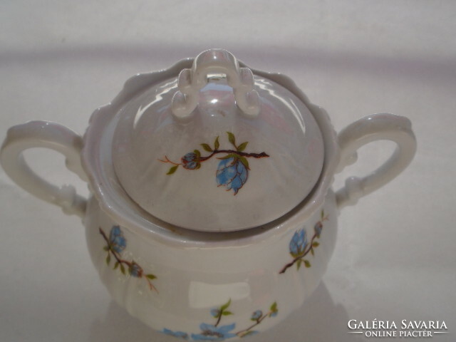 Zsolnay porcelain, sugar bowl with elephant handle for tea set or coffee set flawless
