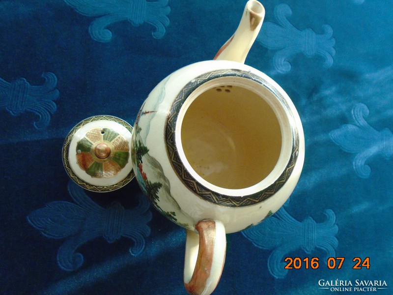 19.Shimazu medieval shogun clan signos satsuma tea pourer