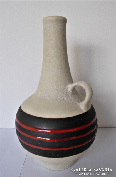 W.-Germany, Jasba Fat Lava kerámia váza, 1960-as évek