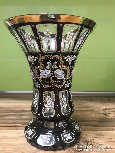 Czech decorative vase from the end of the 19th century