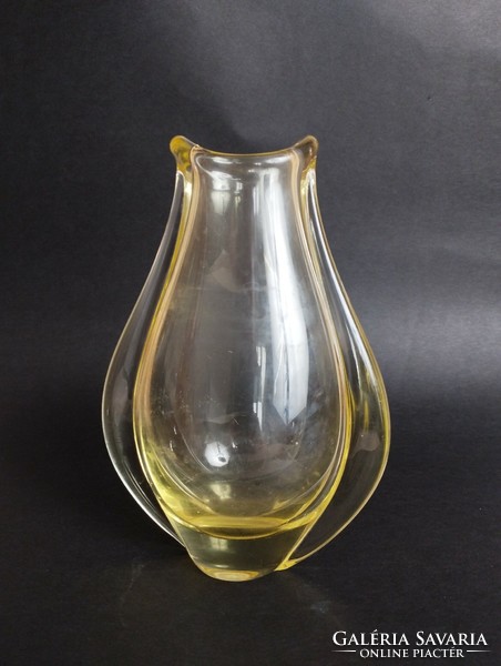 Miloslav Klinger cseh üveg váza
