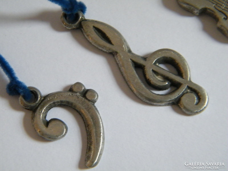 Chlada design tin casting small hanging ornaments (treble clef, note ...)