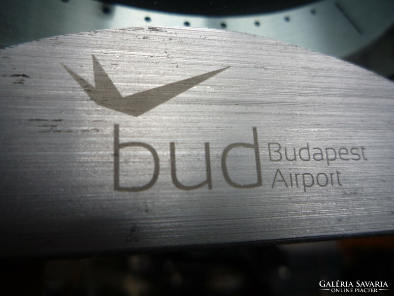 Budapest airport clock.