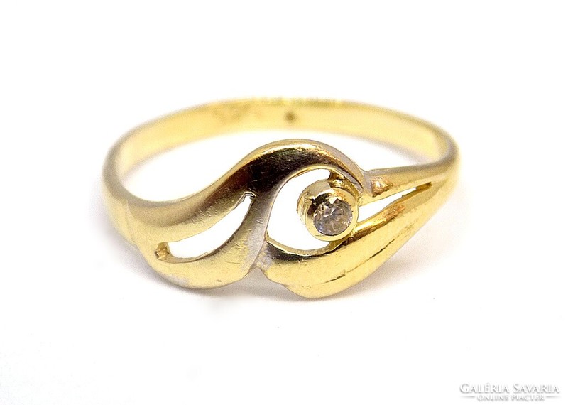 Köves arany gyűrű (ZAL-Au109545)